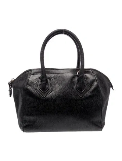 Pre-owned Rebecca Minkoff Leather Top Handle Bag In Black