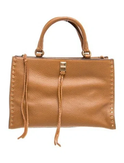 Pre-owned Rebecca Minkoff Leather Top Handle Bag In Brown