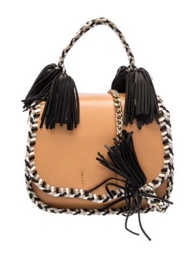 Pre-owned Rebecca Minkoff Leather Top Handle Bag In Brown