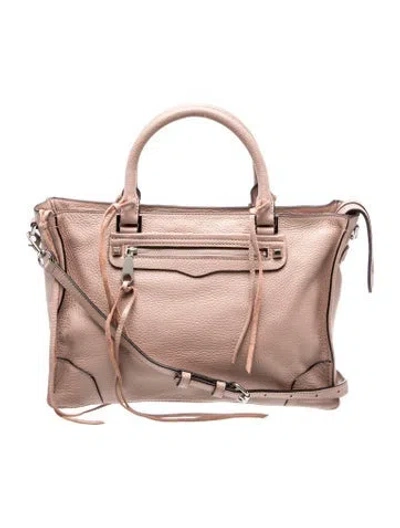Pre-owned Rebecca Minkoff Leather Top Handle Bag In Brown
