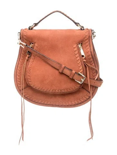 Pre-owned Rebecca Minkoff Leather Top Handle Bag In Brown