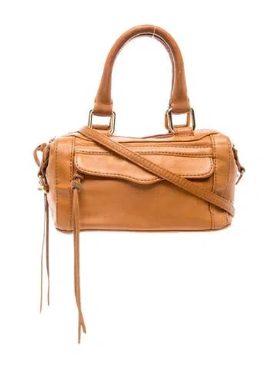 Pre-owned Rebecca Minkoff Leather Top Handle Bag In Brown