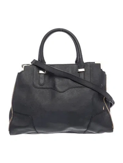 Pre-owned Rebecca Minkoff Leather Top Handle Bag In Grey