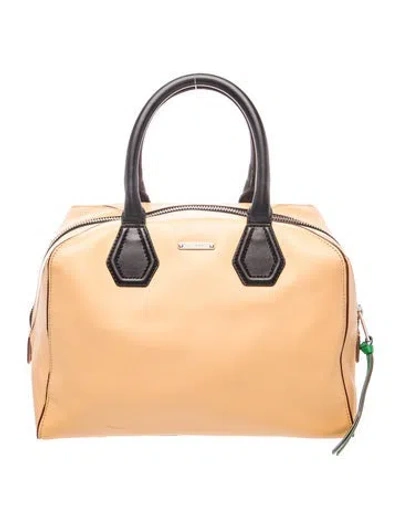 Pre-owned Rebecca Minkoff Leather Top Handle Bag In Neutral