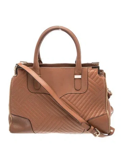 Pre-owned Rebecca Minkoff Leather Top Handle Bag In Orange