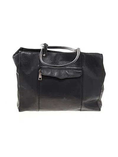 Pre-owned Rebecca Minkoff Leather Tote Bag In Black