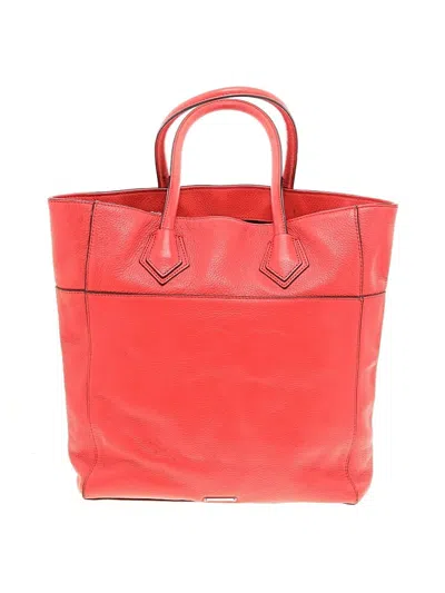 Pre-owned Rebecca Minkoff Leather Tote Bag In Red