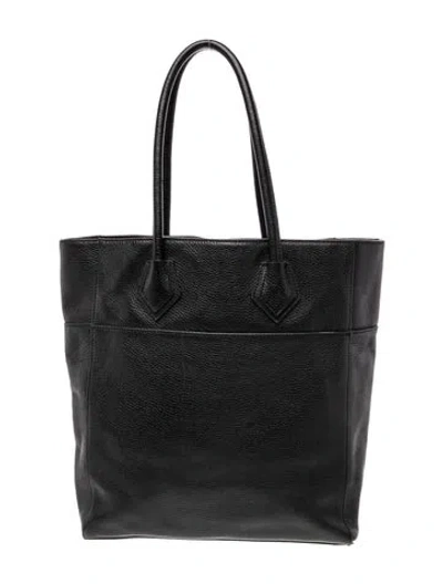 Pre-owned Rebecca Minkoff Leather Tote In Black