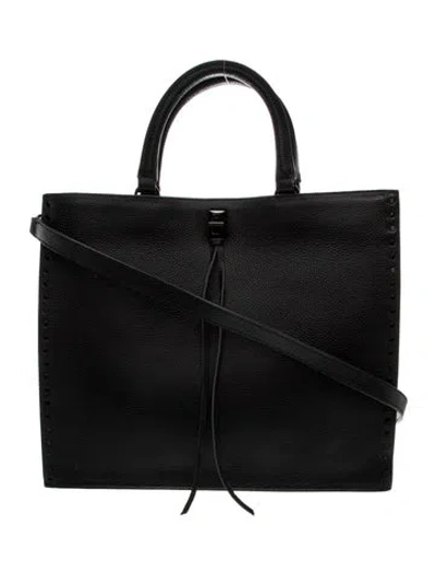 Pre-owned Rebecca Minkoff Leather Tote In Black