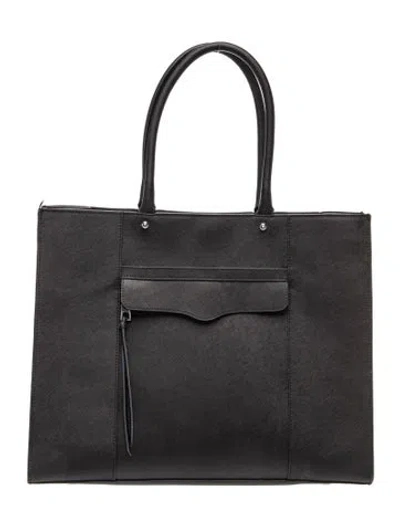 Pre-owned Rebecca Minkoff Leather Tote In Black
