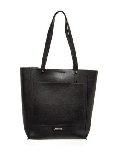 Pre-owned Rebecca Minkoff Leather Tote In Black