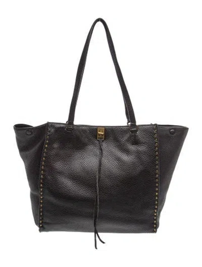 Pre-owned Rebecca Minkoff Leather Tote In Black