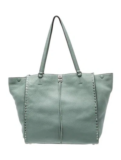 Pre-owned Rebecca Minkoff Leather Tote In Blue