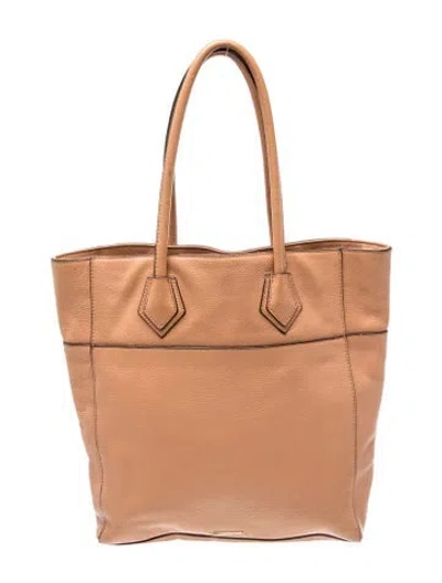 Pre-owned Rebecca Minkoff Leather Tote In Brown