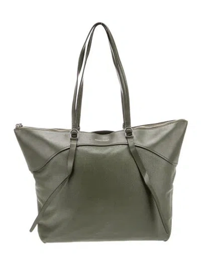 Pre-owned Rebecca Minkoff Leather Tote In Gray