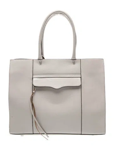 Pre-owned Rebecca Minkoff Leather Tote In Gray