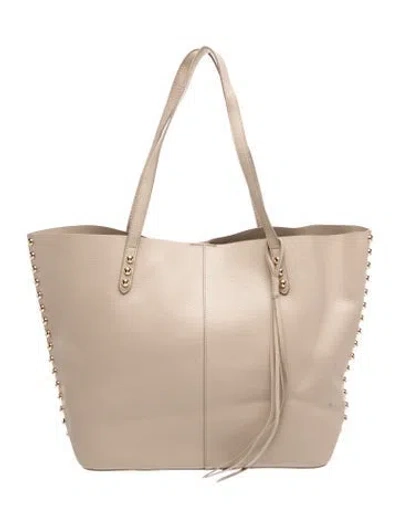 Pre-owned Rebecca Minkoff Leather Tote In Neutral