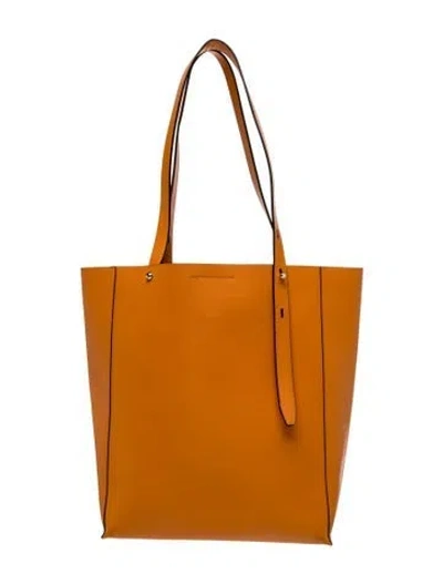 Pre-owned Rebecca Minkoff Leather Tote In Orange