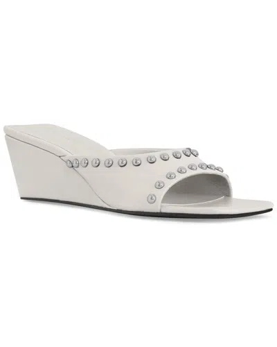 REBECCA MINKOFF REBECCA MINKOFF LEATHER WEDGE SANDAL