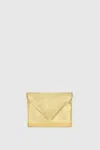 Rebecca Minkoff Leo Card Case Bag In Gold