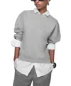 Rebecca Minkoff Leon Sweatshirt In Heather Grey