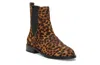 Rebecca Minkoff Leopard Print Calf Hair Studded Ankle Boots In Multicolor In Multi