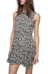 Rebecca Minkoff Lilah Open Back Dress In Graphic Ditsy