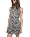 Rebecca Minkoff Lilah Open Back Dress In Graphic Ditsy