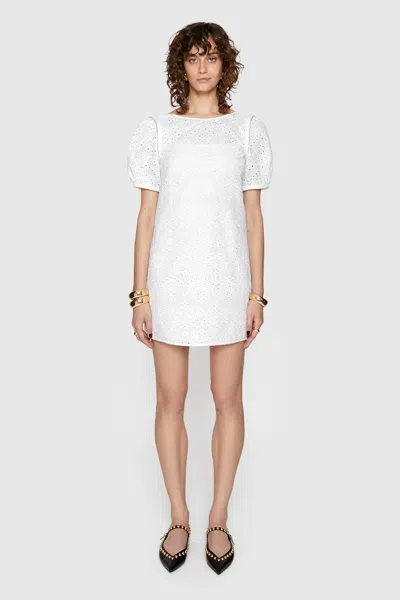 Rebecca Minkoff Lincoln Eyelet Dress In White
