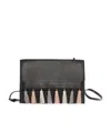 Rebecca Minkoff Logo Details Satchel In Black