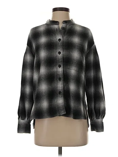 Pre-owned Rebecca Minkoff Long Sleeve Blouse In Black