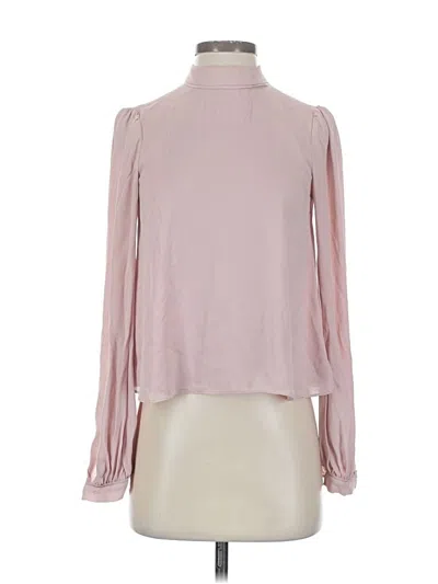 Pre-owned Rebecca Minkoff Long Sleeve Turtleneck In Pink