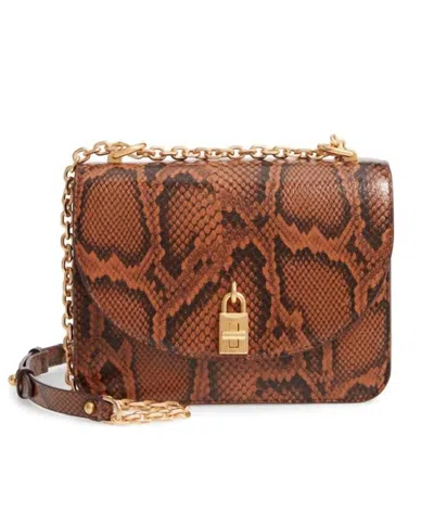 Rebecca Minkoff Love Too Crossbody In Equesterian/brass Gold In Brown