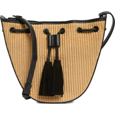 Rebecca Minkoff Lulu Crossbody Bag In Natural/black