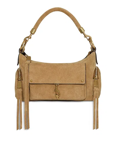 Rebecca Minkoff M. A.b Utility Medium Suede Shoulder Bag In Pattern
