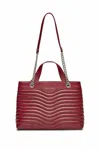 Rebecca Minkoff M. A.b. Quilted Top Handle Satchel In Pinot Noir In Red