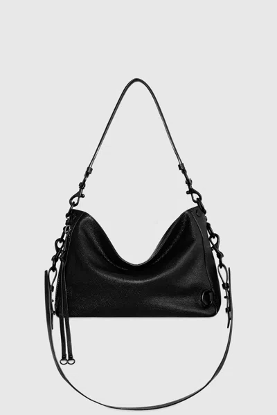 Rebecca Minkoff M.a.b. Crossbody Bag In Black/black Shellac