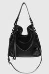 Rebecca Minkoff M.a.b. Hobo Bag In Black/black Shellac