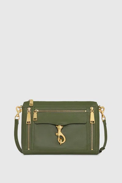 Rebecca Minkoff M.a.c. With Zips Bag In Green