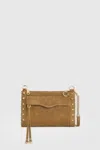 Rebecca Minkoff M.a.b. Crossbody With Studs Bag In Honey