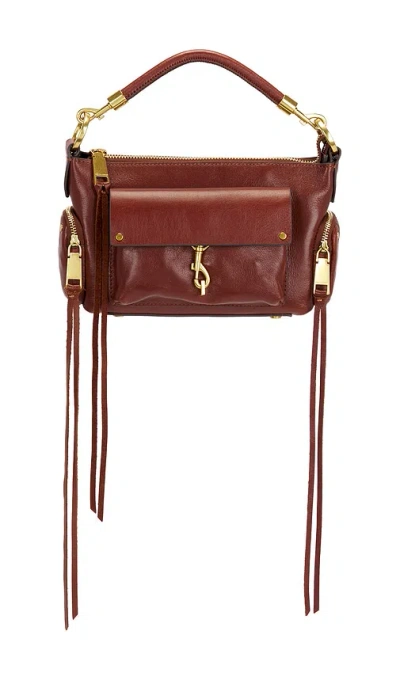 Rebecca Minkoff Mab Mini Shoulder Bag In Brown