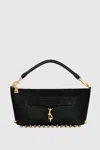 Rebecca Minkoff M.a.b. Nano Shoulder With Dome Studs Bag In Black