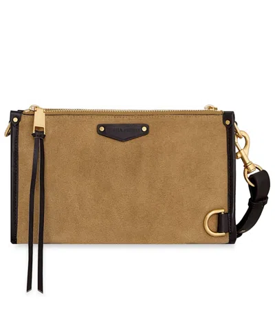Rebecca Minkoff Mab Small Leather Crossbody Handbag In Brown