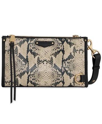Rebecca Minkoff Mab Snake Small Crossbody Handbag In Neutral