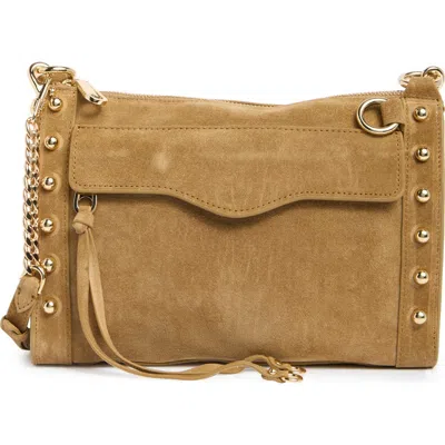 Rebecca Minkoff M.a.b. Studded Crossbody Bag In Honey