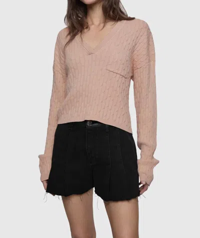 Rebecca Minkoff Mackie Cable Sweater In Oat In Neutral
