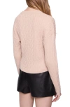 Rebecca Minkoff Mackie Cable Sweater In Oat