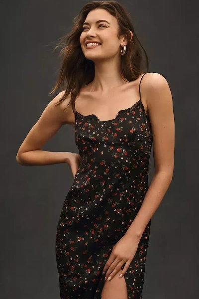 Rebecca Minkoff Maeve Slip Midi Dress In Multicolor