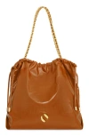 Rebecca Minkoff Large Flap Leather Shoulder Bag In Lounge