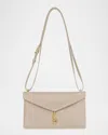 Rebecca Minkoff Megan East-west Leather Crossbody Bag In Stone